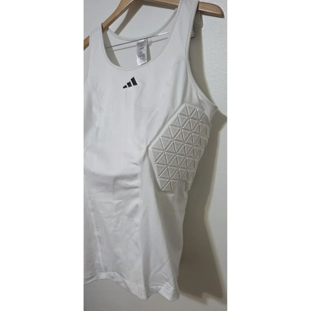 NWT Adidas Alphaskin Force Padded Basketball Compression Tank Top Shirt Men 2XLT